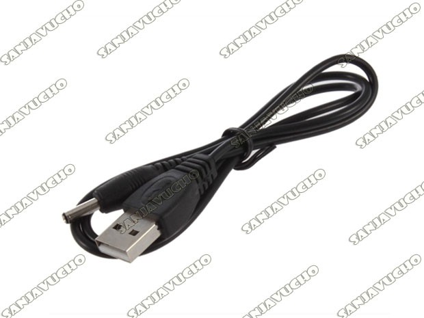 <* CABLE USB CONECTOR DC MACHO DE 1,20M
